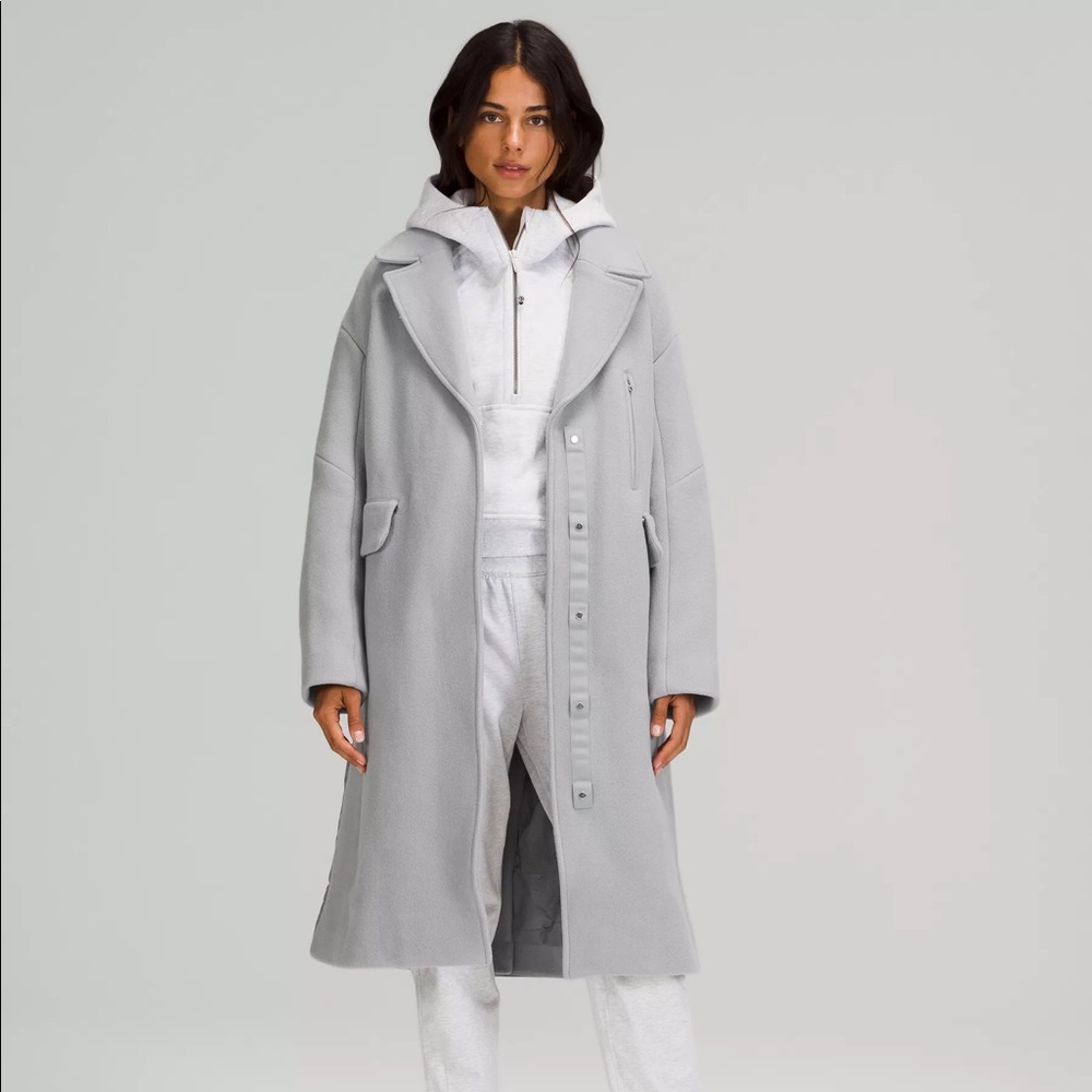 lululemon Wool Long Coat - Size 4